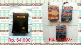 Alkitab Kristen Kecil + Sampul Alkitab Batik Etnik Kecil